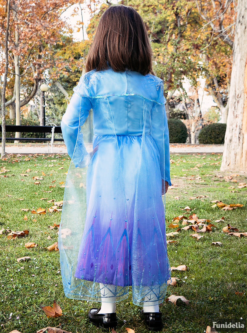 Déguisement Elsa fille deluxe - La Reine des Neiges 2