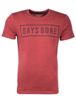 T-shirt Days Gone rouge homme