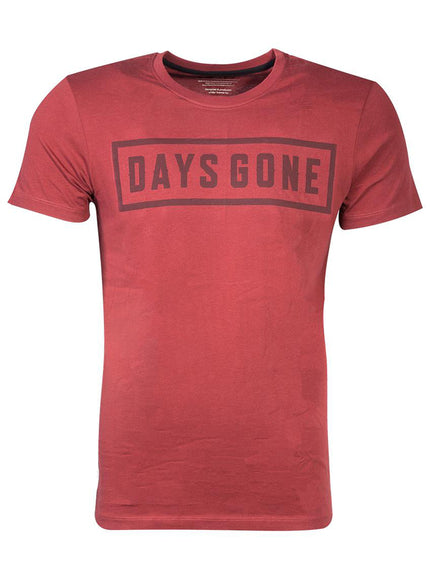 T-shirt Days Gone rouge homme