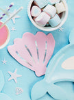 20 Serviettes en papier cocktail coquillage (13 cm)