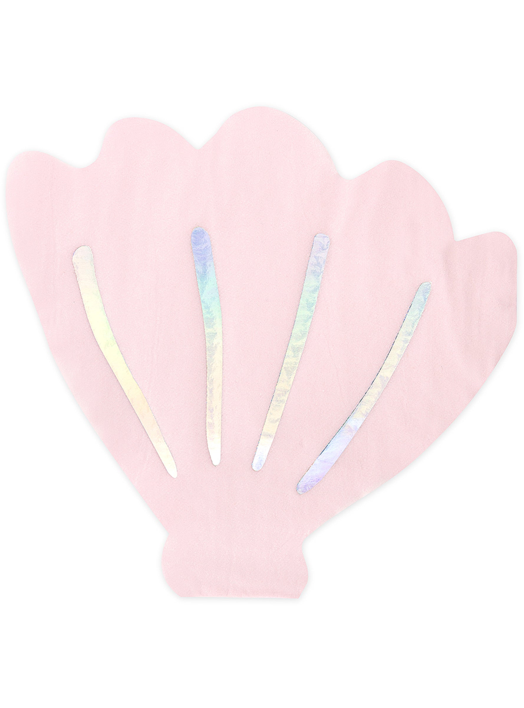 20 Serviettes en papier cocktail coquillage (13 cm)