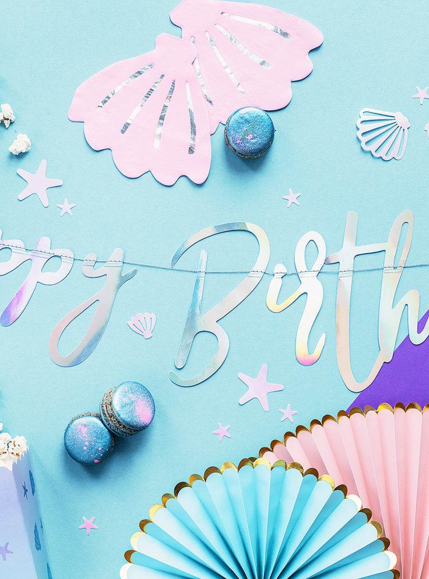 20 Serviettes en papier cocktail coquillage (13 cm)