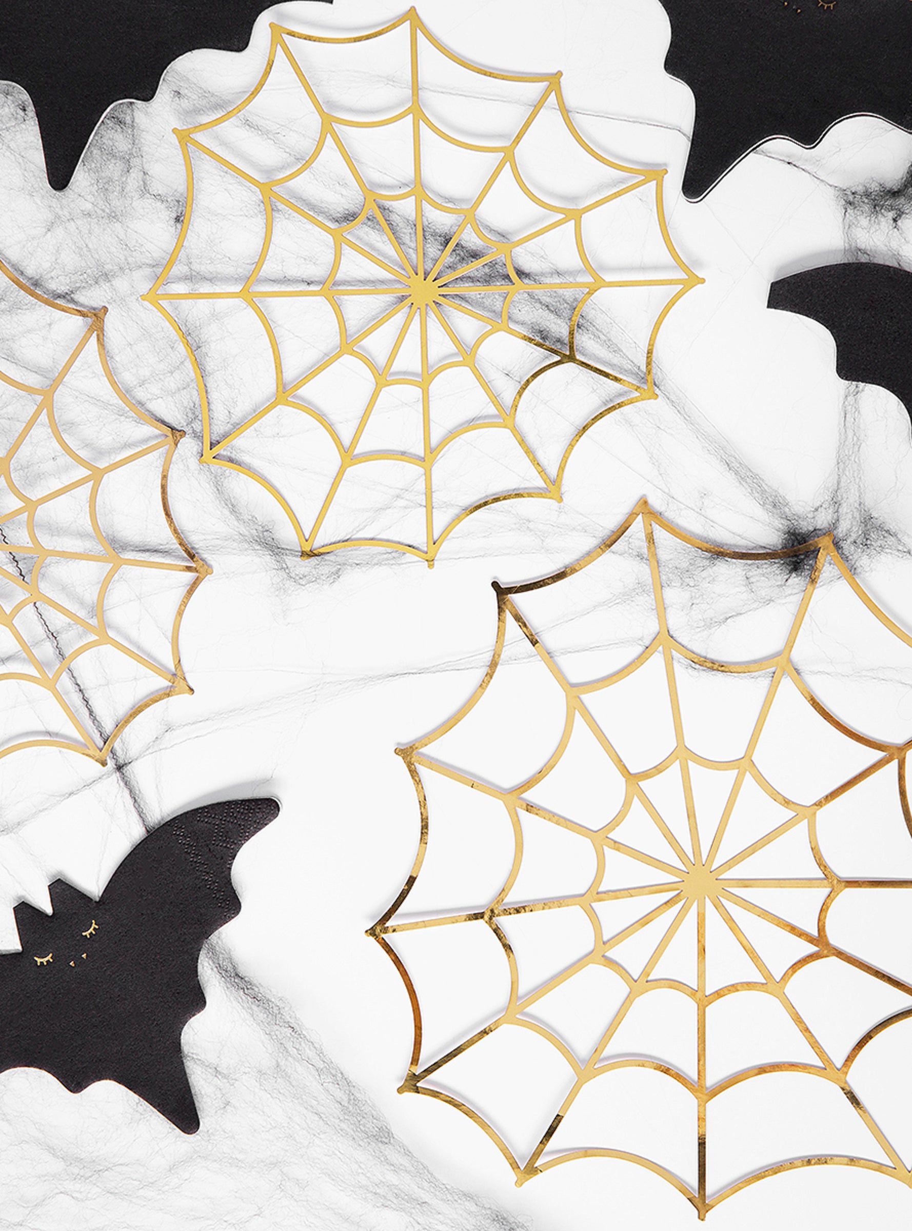 20 Serviettes en papier cocktail chauve-souris (16 cm)