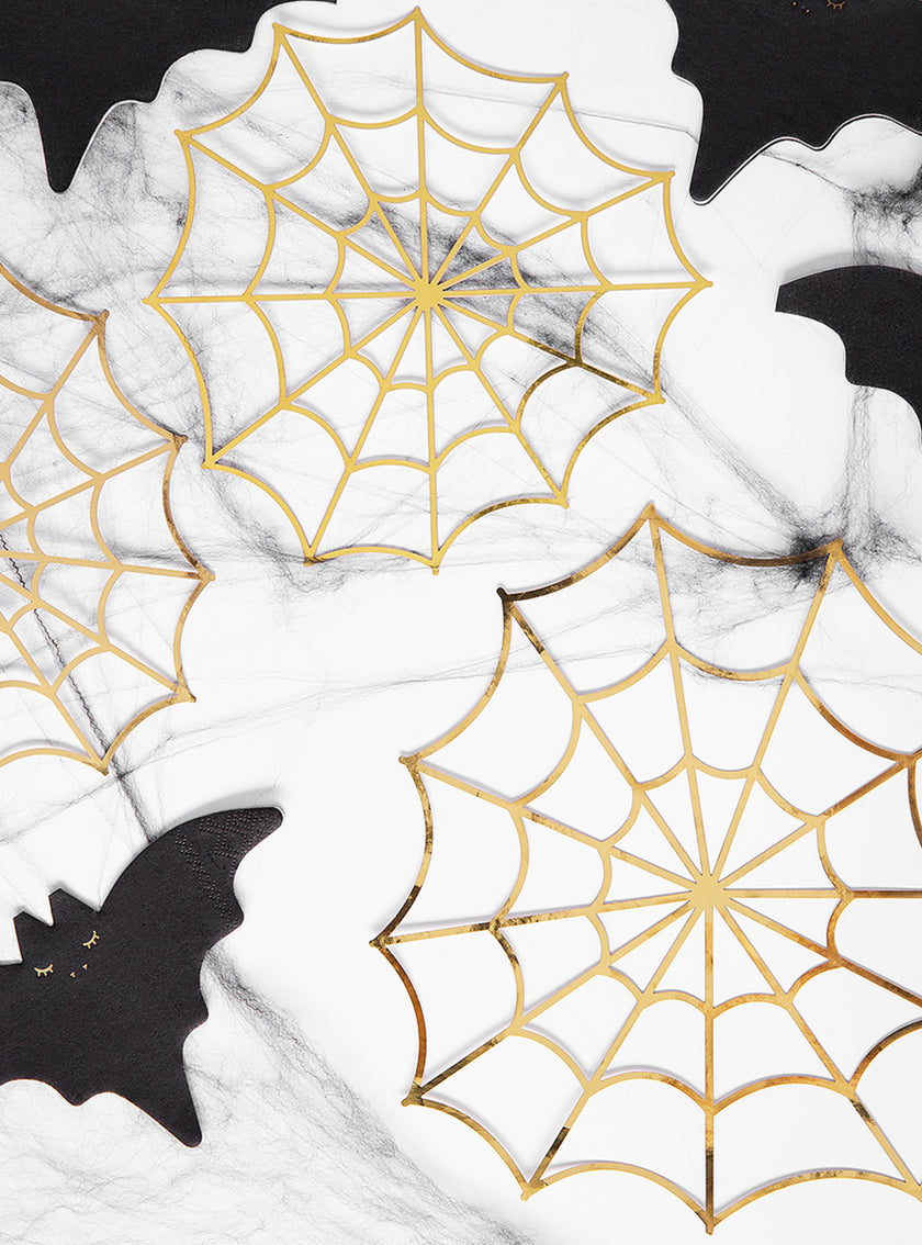 20 Serviettes en papier cocktail chauve-souris (16 cm)