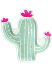 6 assiettes cactus (23 cm) - lama Party