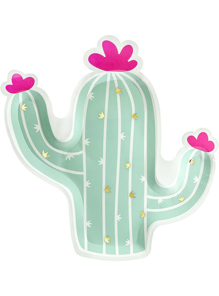 6 assiettes cactus (23 cm) - lama Party