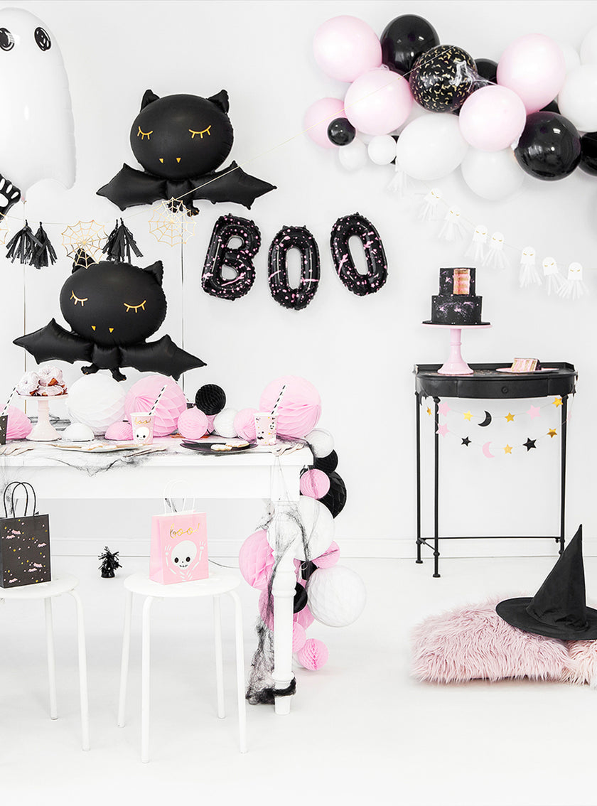 6 assiettes chauve-souris doré (37 cm)