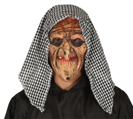 Masque vieille sorcière en latex adulte