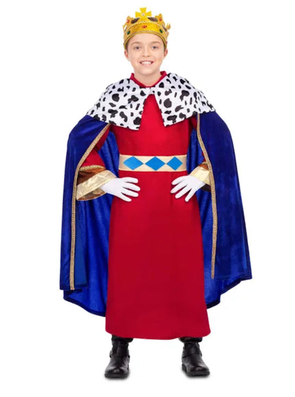 Déguisement Roi Mage élégant bleu enfant