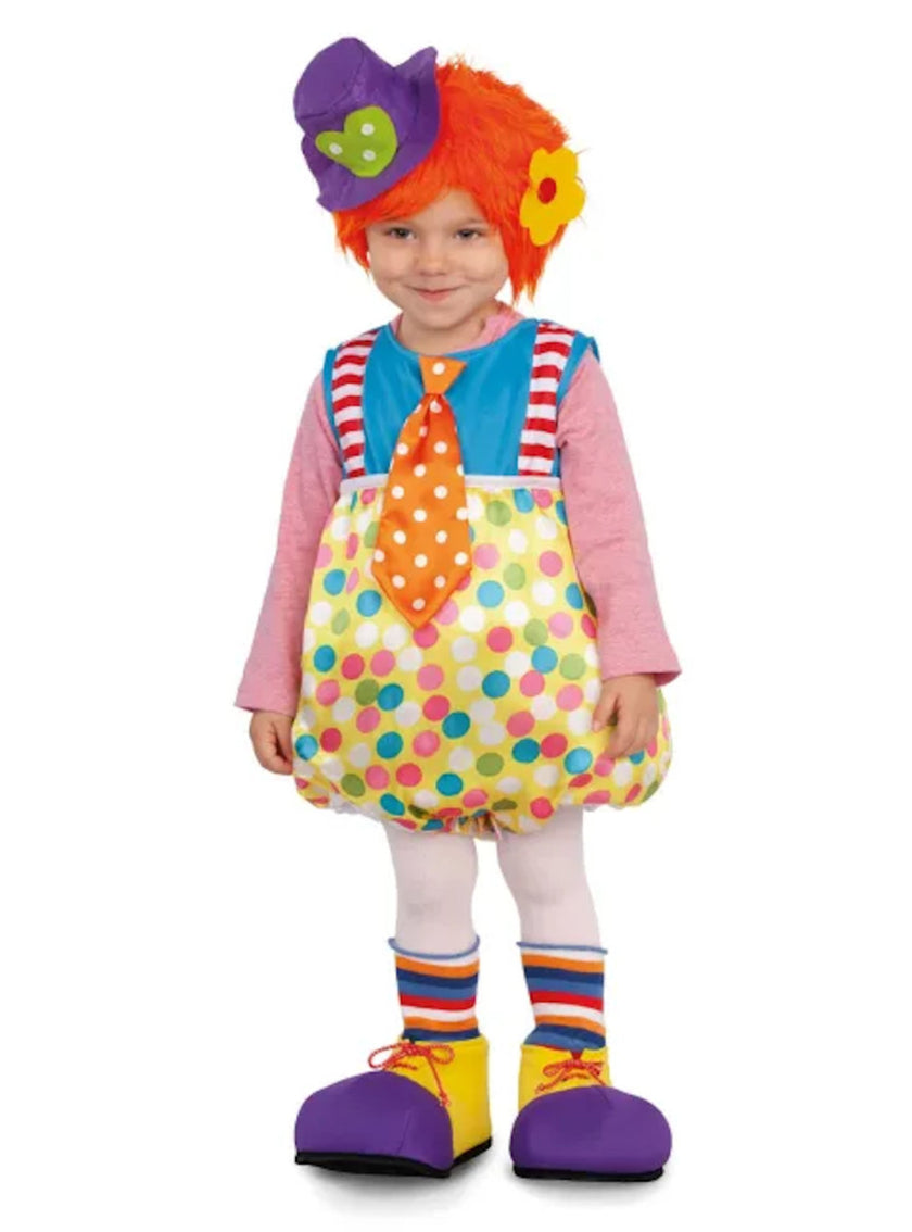 Déguisement clown multicolore enfant