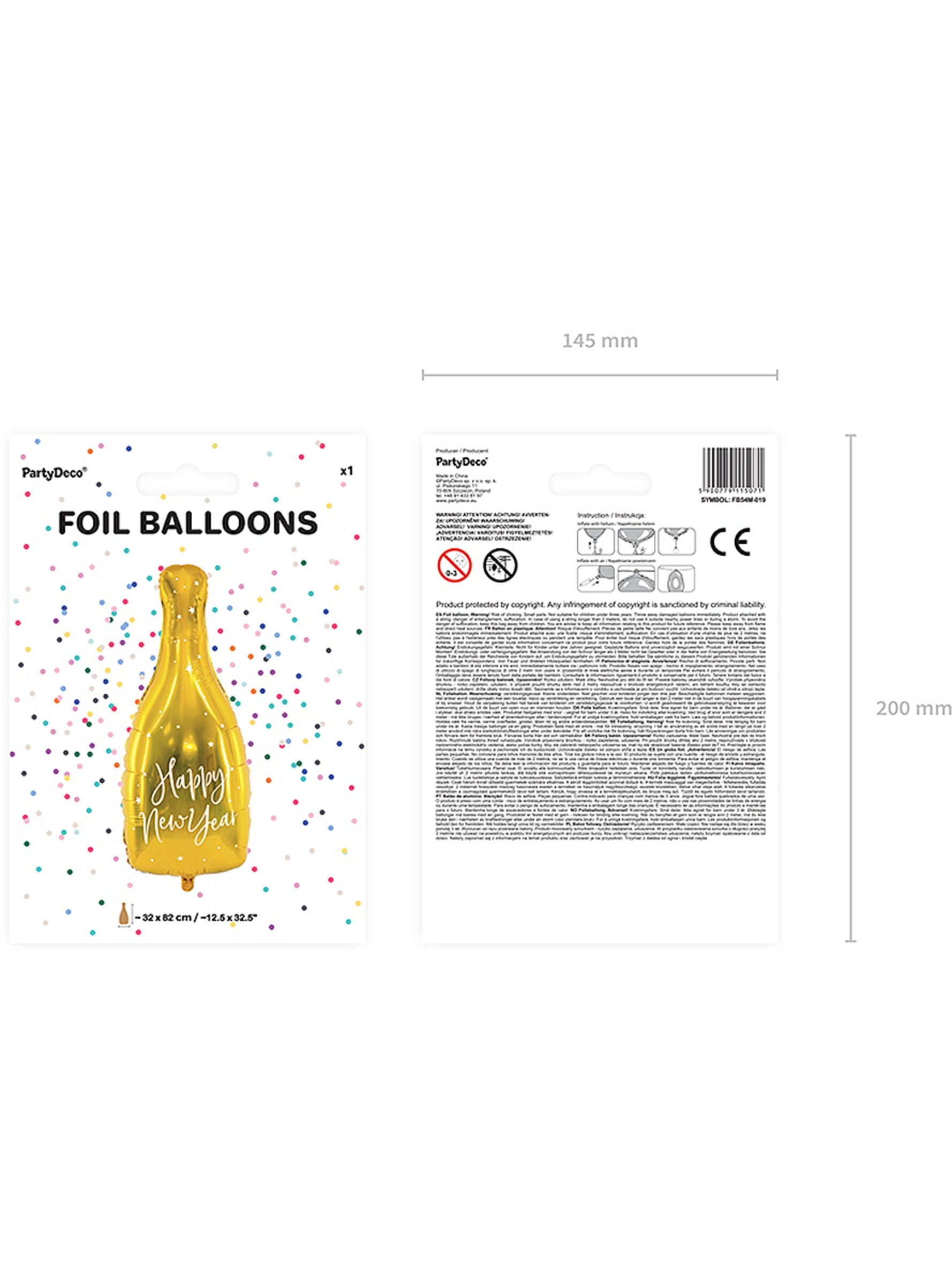 Ballon aluminium bouteille 