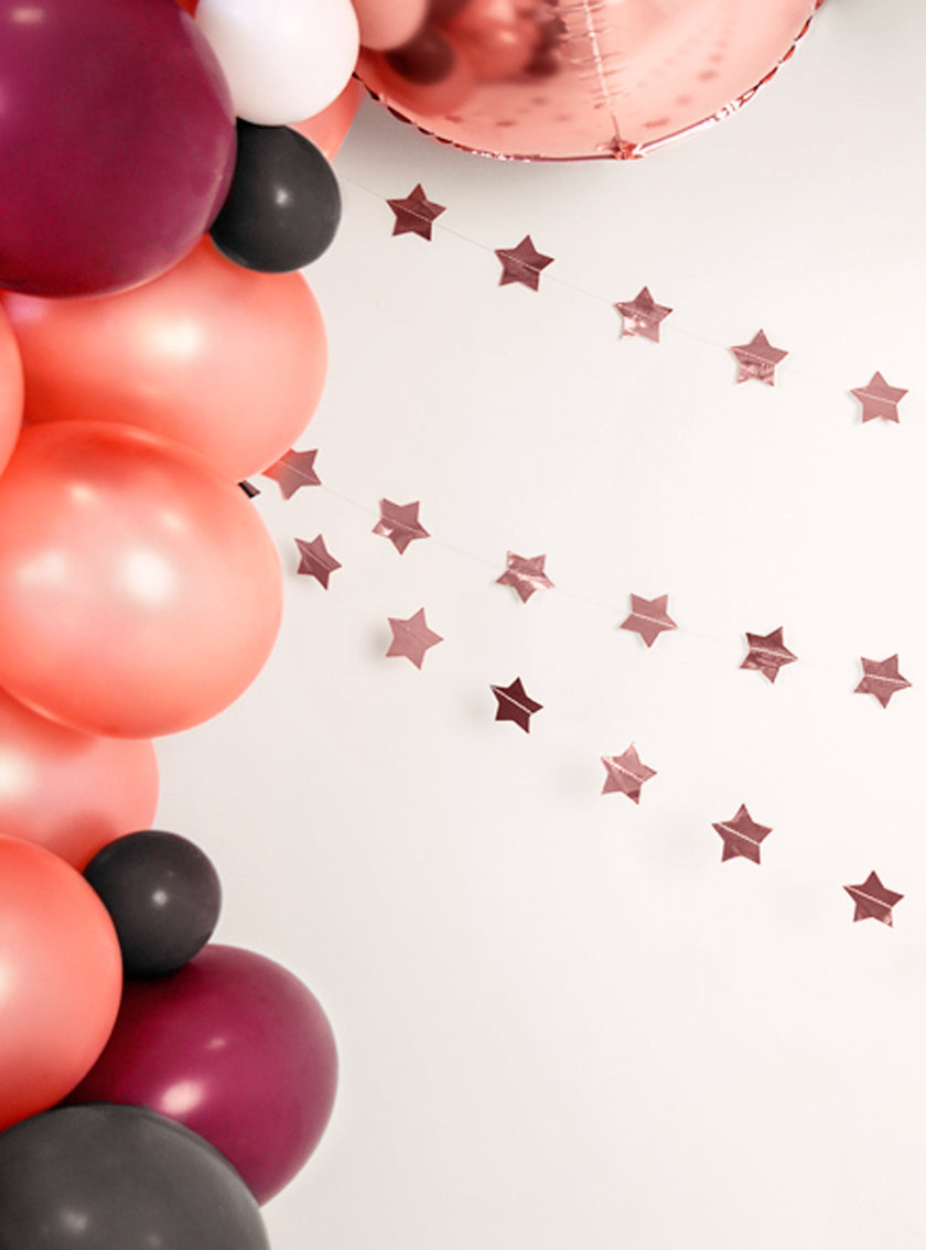 Guirlande d'étoiles rose gold