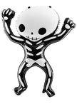 Ballon aluminium Squelette Halloween (84x10 cm)