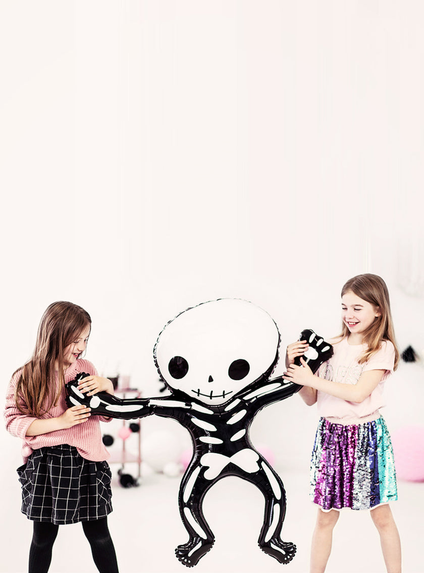 Ballon aluminium Squelette Halloween (84x10 cm)