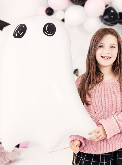 Ballon aluminium fantôme Halloween (48x68 cm)