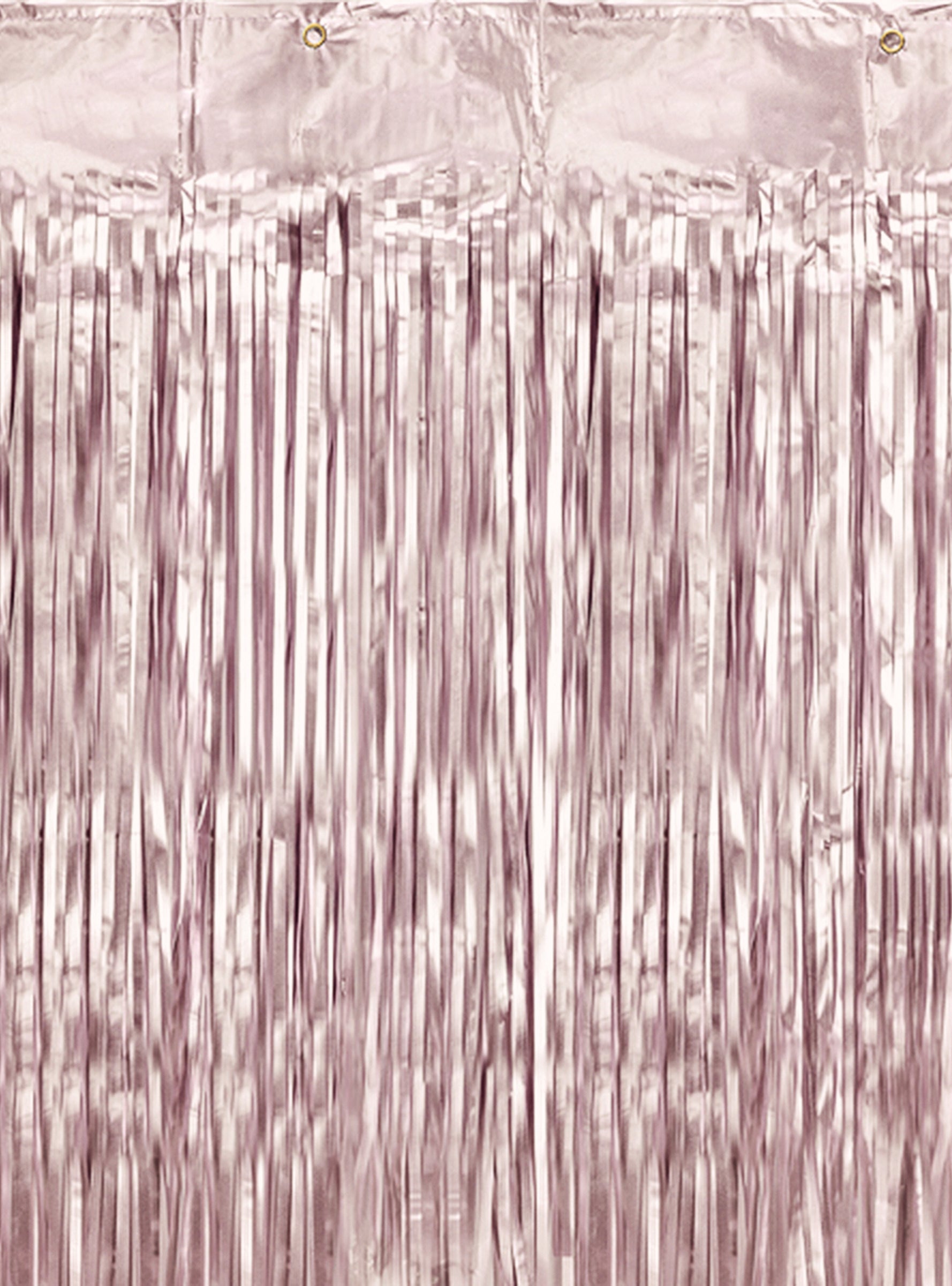 Rideau à franges rose (2,5 m)