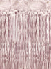 Rideau à franges rose (2,5 m)