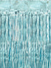 Rideau à franges bleu (2,5 m)