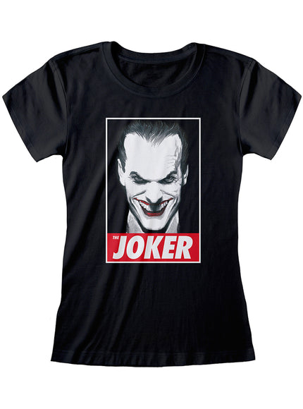 T-shirt Joker noir femme - DC Comics