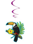 Décoration à suspendre toucans - Toucan Party