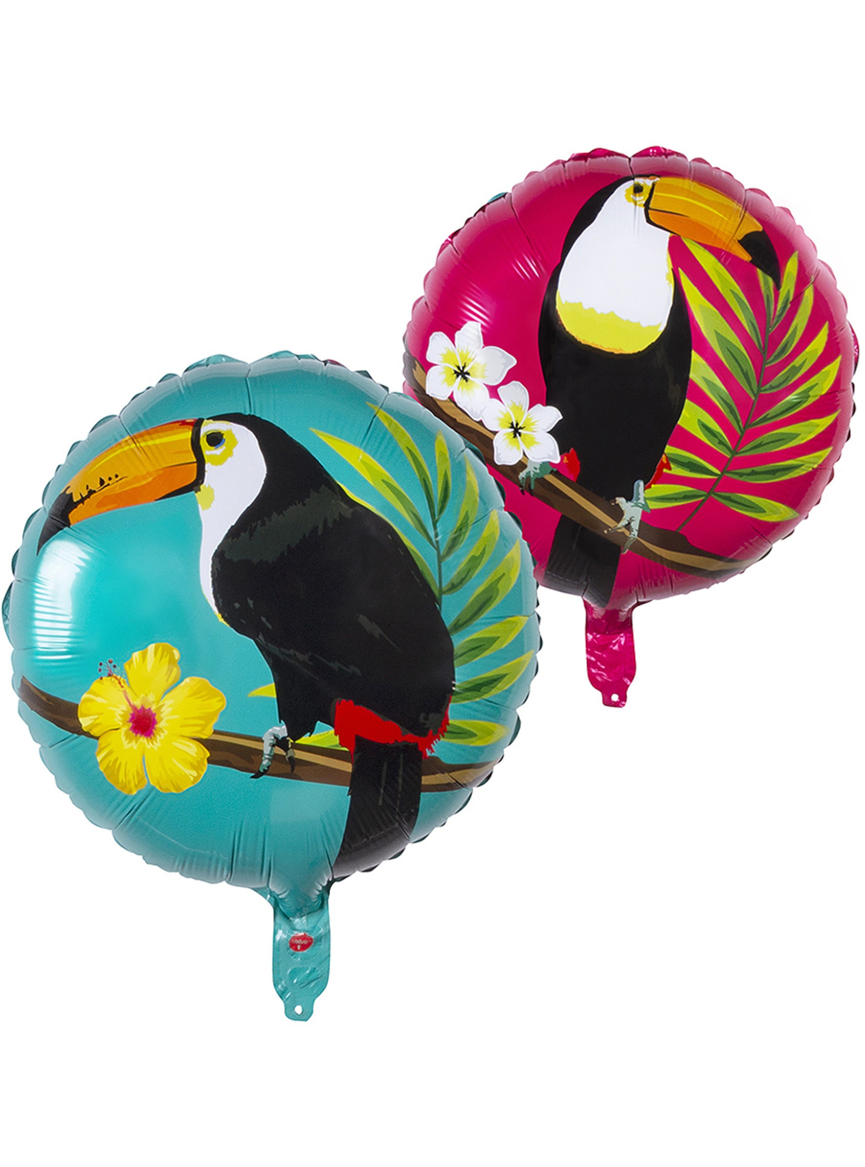 Ballon aluminium toucan deux couleurs (45 cm) - Toucan Party