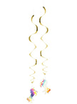 Guirlande licornes dorée - Magic Unicorn