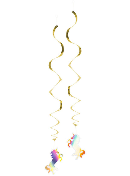 Guirlande licornes dorée - Magic Unicorn