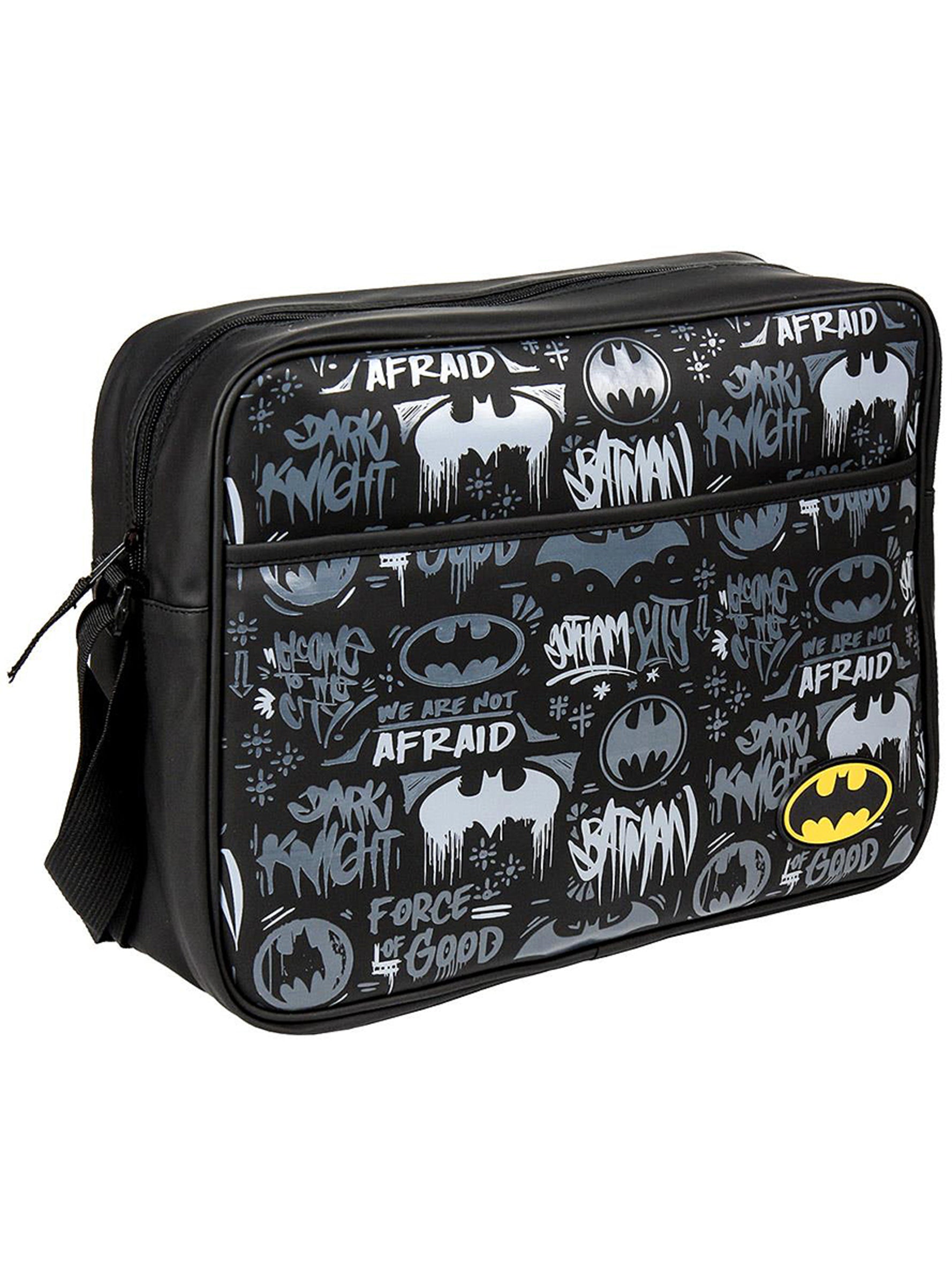 Sac à bandoulière Batman blanc et noir - DC Comics