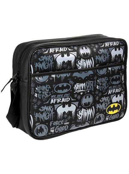 Sac à bandoulière Batman blanc et noir - DC Comics