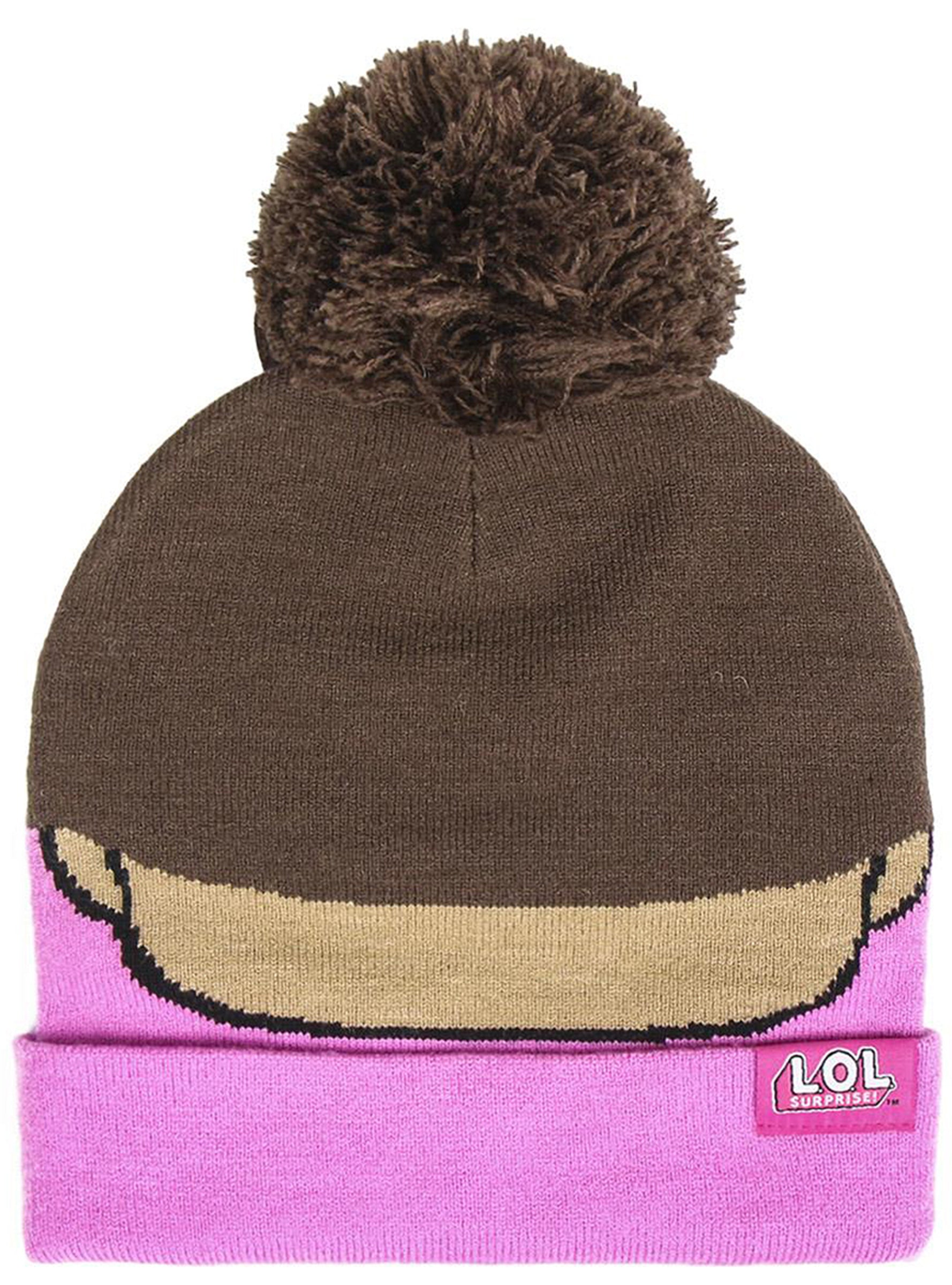 Bonnet LOL Surprise rose fille