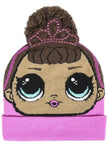 Bonnet LOL Surprise rose fille