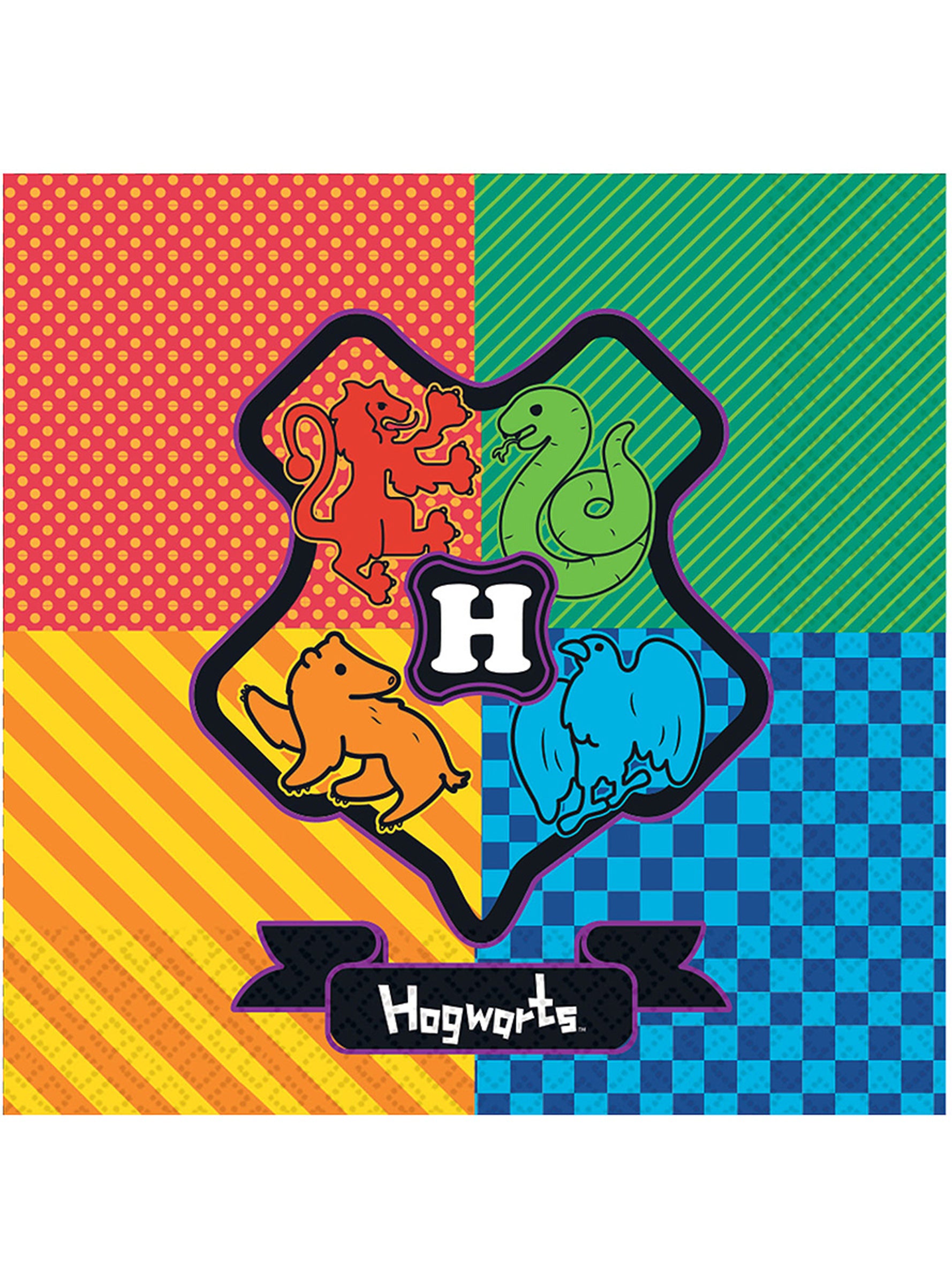 16 Serviettes en papier Harry Potter (33 cm) - Lumos Collection