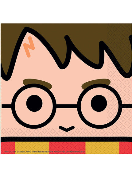 16 Serviettes en papier Harry Potter (33 cm) - Lumos Collection