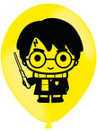 6 ballons Harry Potter variés (28 cm) - Lumos Collection
