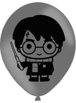 6 ballons Harry Potter variés (28 cm) - Lumos Collection