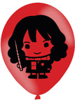6 ballons Harry Potter variés (28 cm) - Lumos Collection
