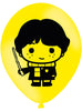 6 ballons Harry Potter variés (28 cm) - Lumos Collection