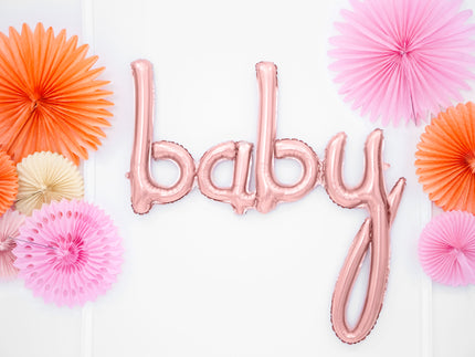 Ballon Baby rose gold (75 cm) - Baby Shower Party