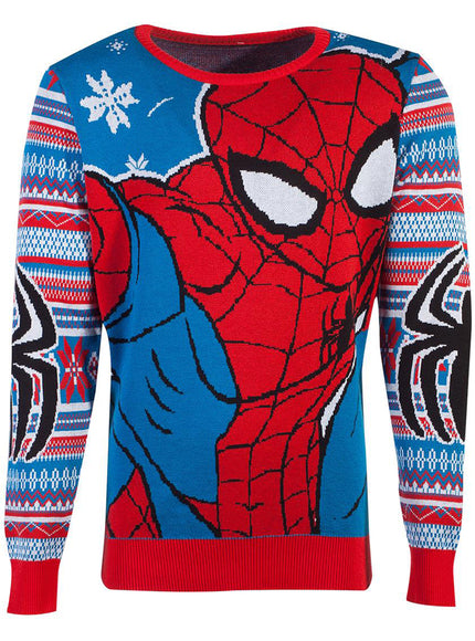 Pull de Noël Spiderman adulte unisexe - Marvel
