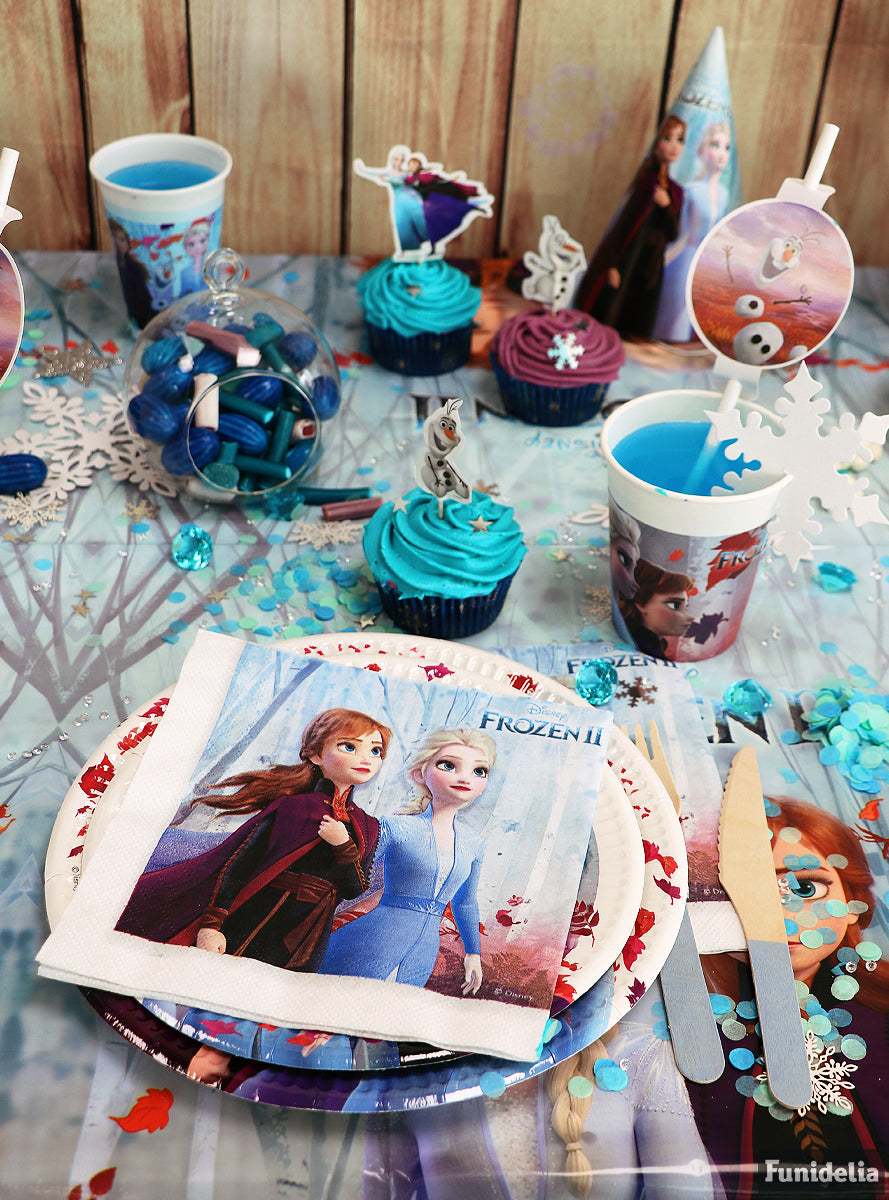 20 Serviettes en papier La Reine des neiges 2 (33 cm)