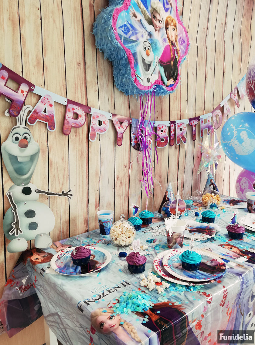 Guirlande La Reine des neiges 2 Happy Birthday