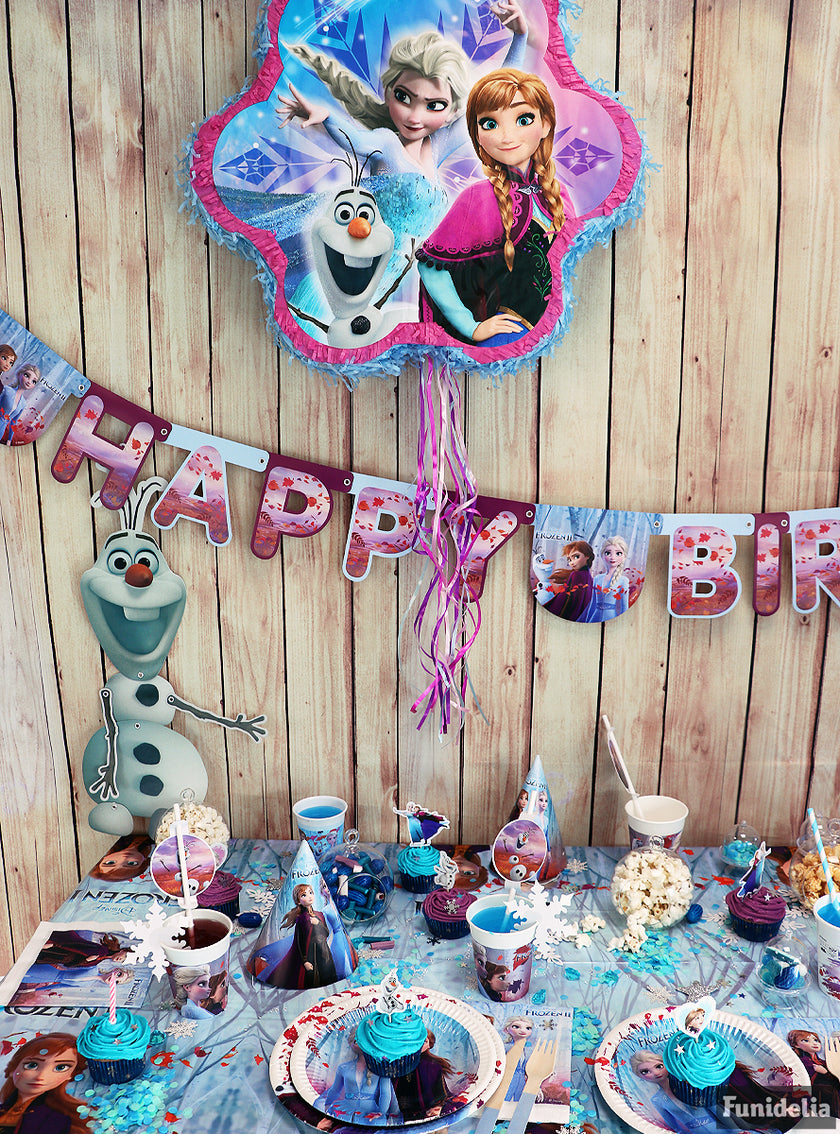 Guirlande La Reine des neiges 2 Happy Birthday