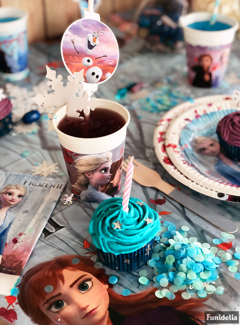 4 pailles La reine des neiges 2