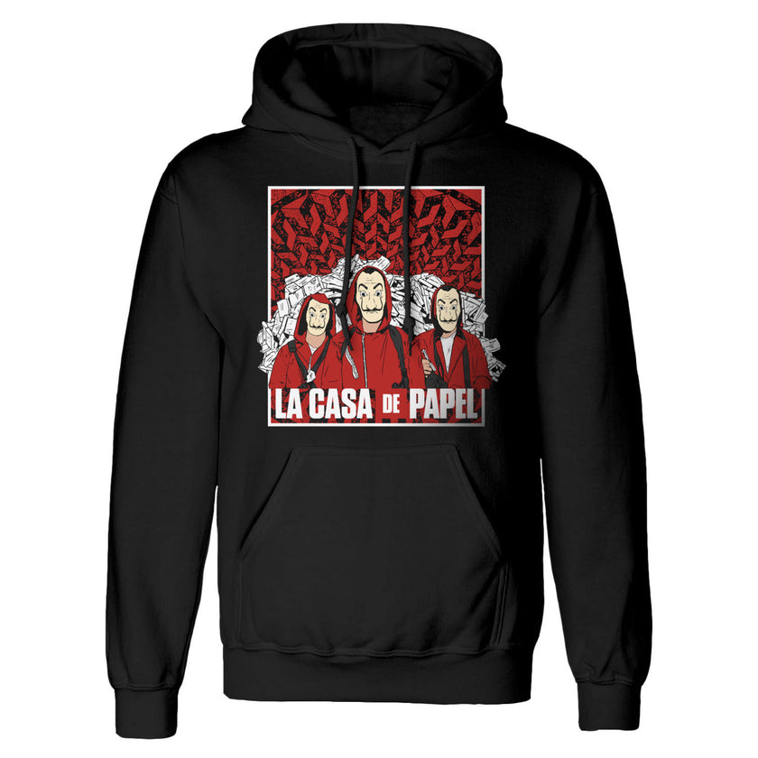Sweat La Casa de Papel noir adulte