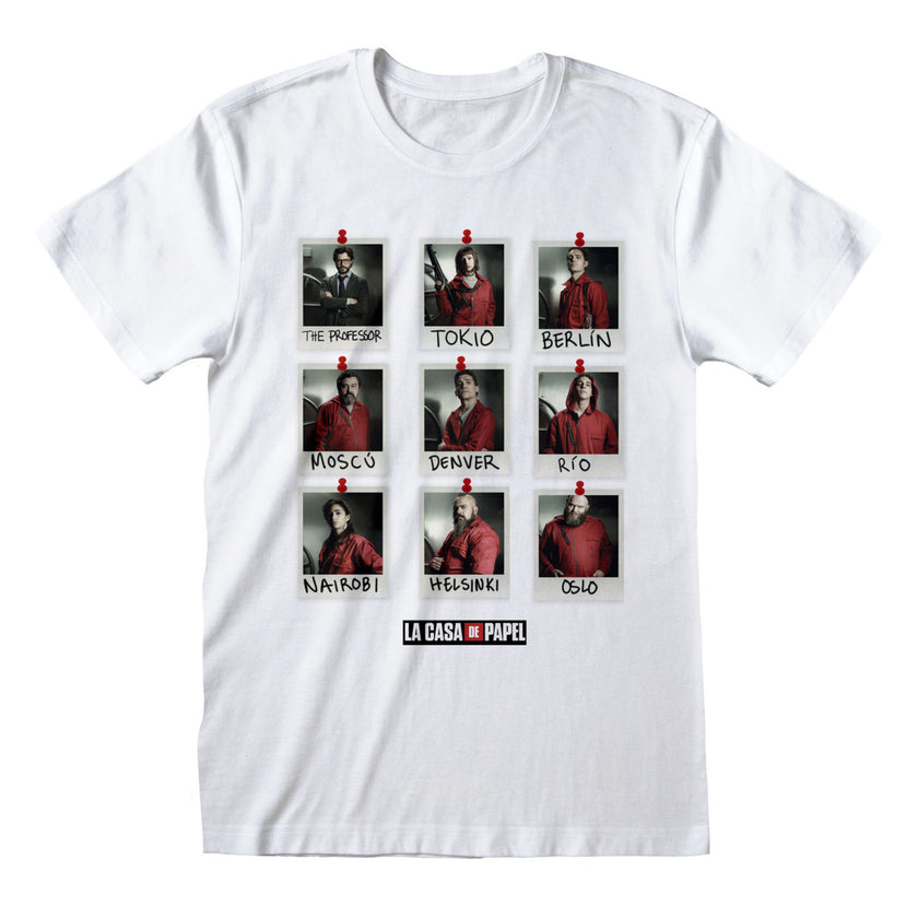 T-shirt La Casa de Papel blanc adulte
