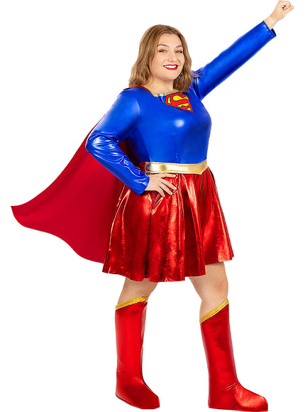 Déguisement de Supergirl sexy pour femme grande taille