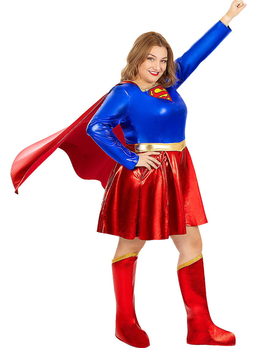 Déguisement de Supergirl sexy pour femme grande taille