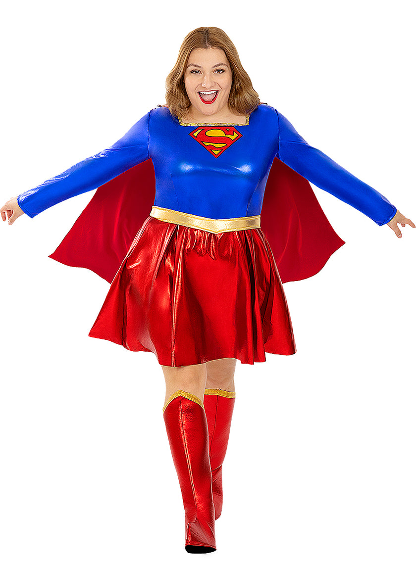 Déguisement de Supergirl sexy pour femme grande taille