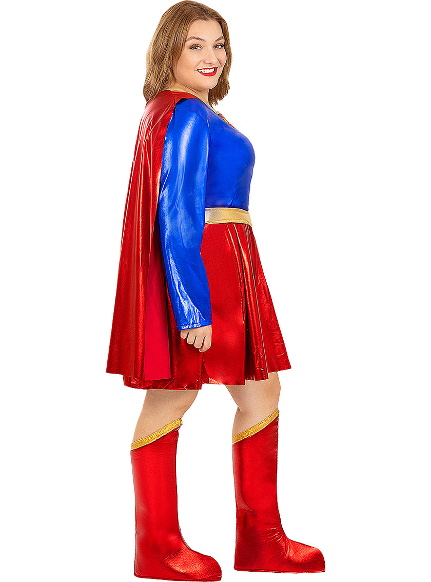 Déguisement de Supergirl sexy pour femme grande taille