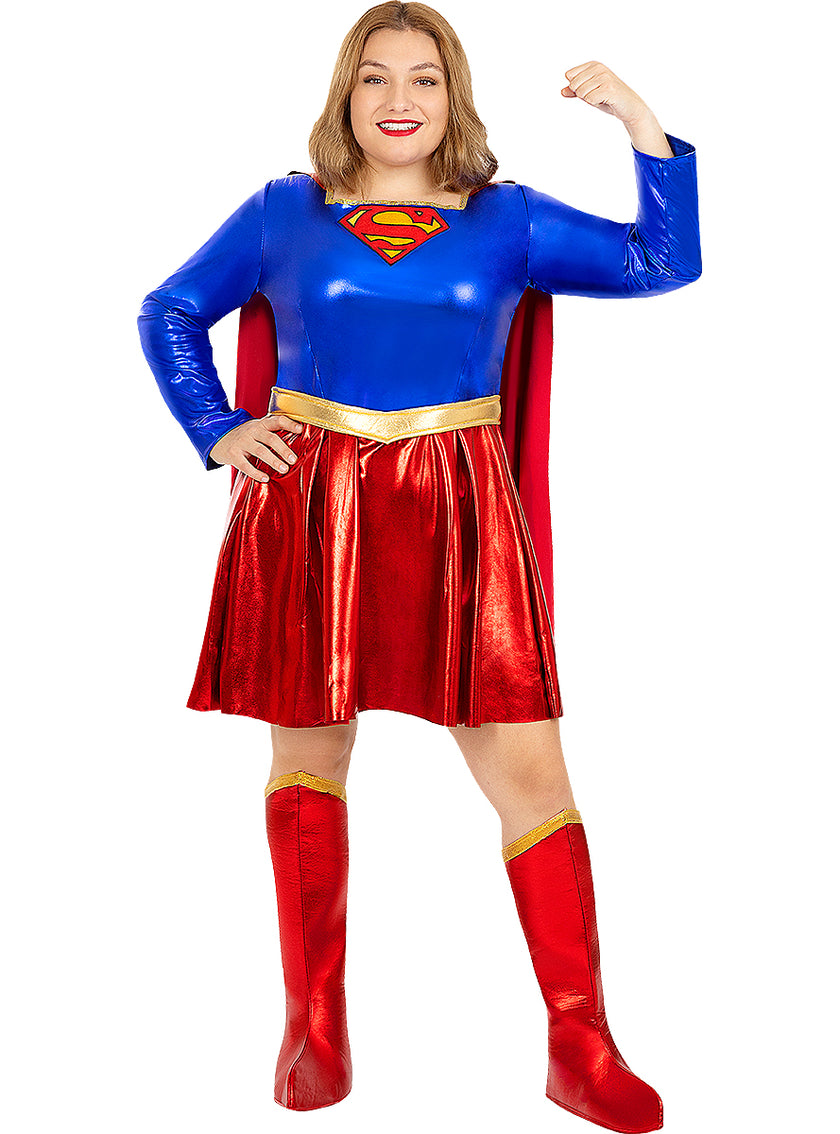 Déguisement de Supergirl sexy pour femme grande taille